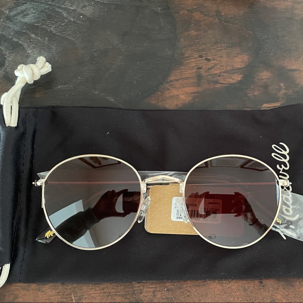 Madewell Gold Sunglasses